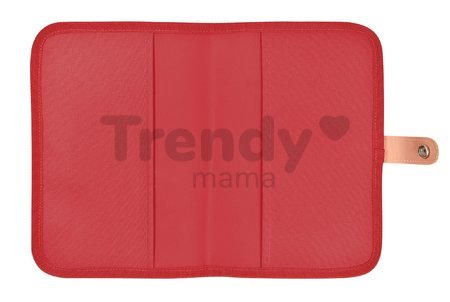 Textilný obal na zdravotnú dokumentáciu dieťaťa Health Book Protection Beaba Terracotta oranžový