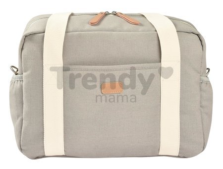 Prebaľovacia taška ku kočíku Changing Bag Paris Beaba Pearl Grey s doplnkami sivá