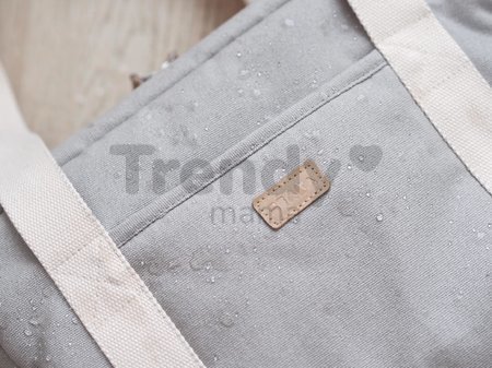 Prebaľovacia taška ku kočíku Changing Bag Paris Beaba Pearl Grey s doplnkami sivá