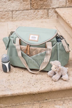 Prebaľovacia taška ku kočíku Beaba Sydney II Changing Bag Heather Sage Green zelená