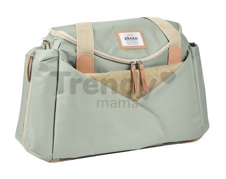 Prebaľovacia taška ku kočíku Beaba Sydney II Changing Bag Heather Sage Green zelená