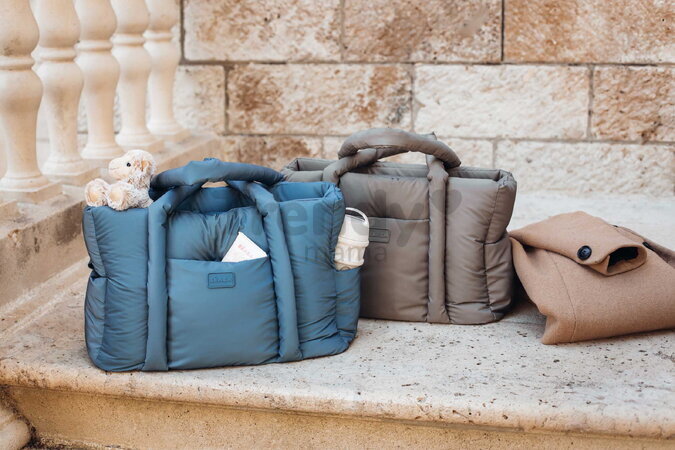 Prebaľovacia taška ku kočíku Puffy Paris Changing Bag Gazelle Beaba s prebaľovacou podložkou hnedá  BE940318