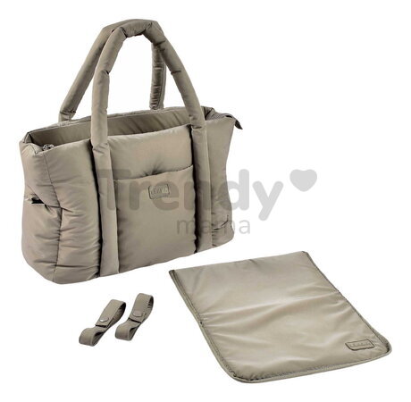 Prebaľovacia taška ku kočíku Puffy Paris Changing Bag Gazelle Beaba s prebaľovacou podložkou hnedá  BE940318