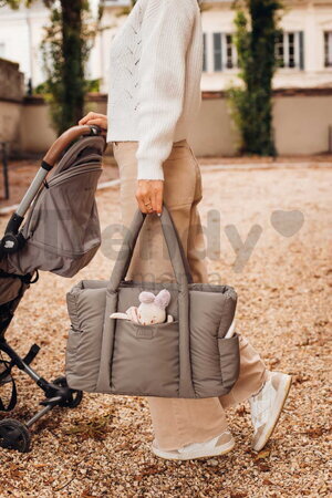 Prebaľovacia taška ku kočíku Puffy Paris Changing Bag Gazelle Beaba s prebaľovacou podložkou hnedá  BE940318