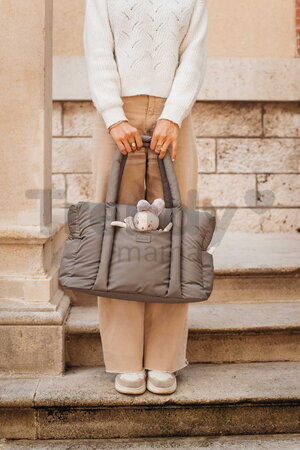 Prebaľovacia taška ku kočíku Puffy Paris Changing Bag Gazelle Beaba s prebaľovacou podložkou hnedá  BE940318