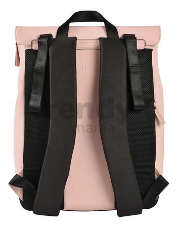 Prebaľovací batoh Oslo Changing Bag Vintage Rose Beaba vodeodolný s prebaľovacou podložkou a popruhmi ku kočíku ružový BE940319