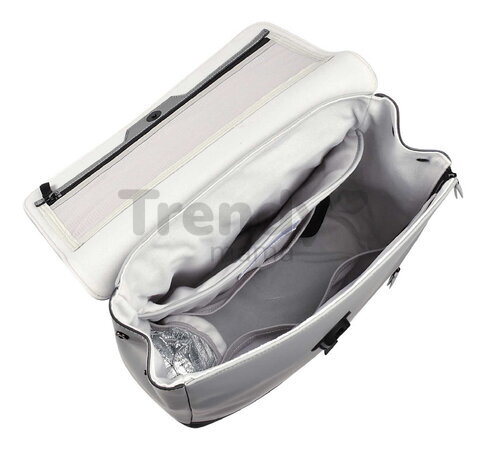 Prebaľovací batoh Oslo Changing Bag Mineral Grey Beaba vodeodolný s prebaľovacou podložkou a popruhmi ku kočíku sivý BE940320