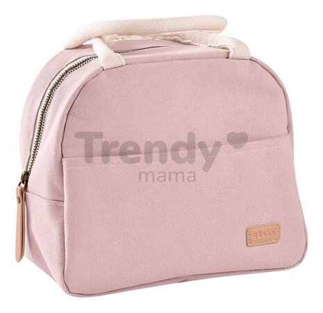 Izotermická taška na obed Isothermal Lunch Bag Dusty Pink Beaba ružová od 0 mes