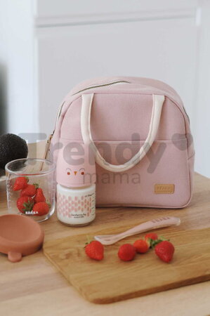 Izotermická taška na obed Isothermal Lunch Bag Dusty Pink Beaba ružová od 0 mes