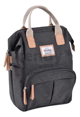 Prebaľovací batoh Wellington Changing Bag Dark Heather Grey Beaba s prebaľovacou podložkou sivý