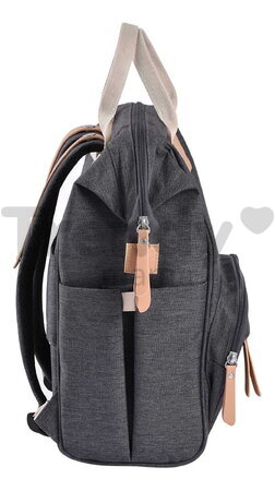 Prebaľovací batoh Wellington Changing Bag Dark Heather Grey Beaba s prebaľovacou podložkou sivý