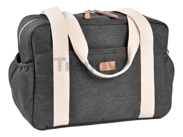 Prebaľovacia taška ku kočíku Paris Changing Bag Dark Heather Grey Beaba s prebaľovacou podložkou sivá