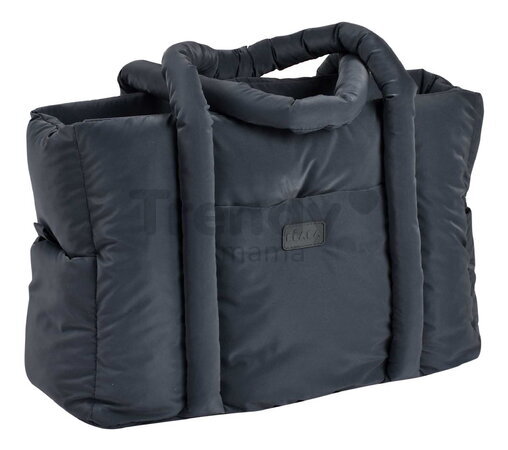 Prebaľovacia taška ku kočíku Puffy Paris Changing Bag Dark Heather Grey Beaba s prebaľovacou podložkou sivá