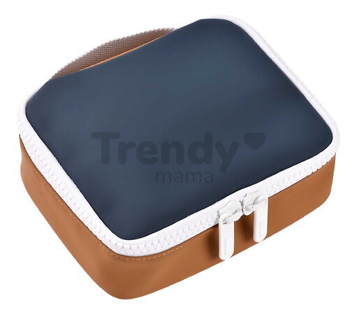 Termoobal na desiatu Isothermal Snack Bag Faro Night Blue Beaba modro-hnedý