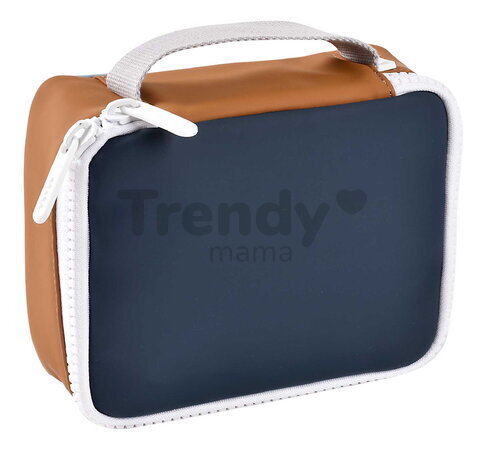 Termoobal na desiatu Isothermal Snack Bag Faro Night Blue Beaba modro-hnedý