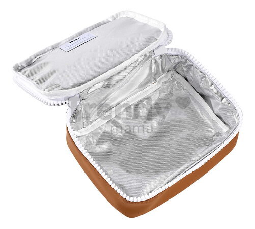 Termoobal na desiatu Isothermal Snack Bag Faro Night Blue Beaba modro-hnedý