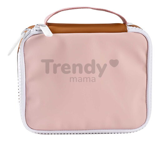 Termoobal na desiatu Isothermal Snack Bag Faro Dusty Rose Beaba ružovo-hnedý