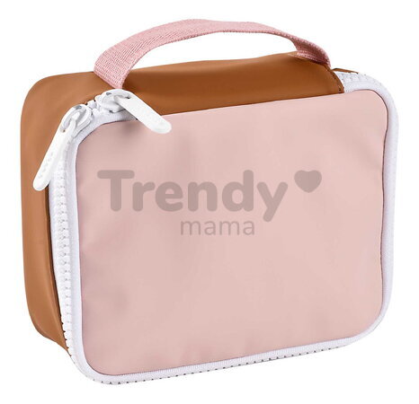 Termoobal na desiatu Isothermal Snack Bag Faro Dusty Rose Beaba ružovo-hnedý