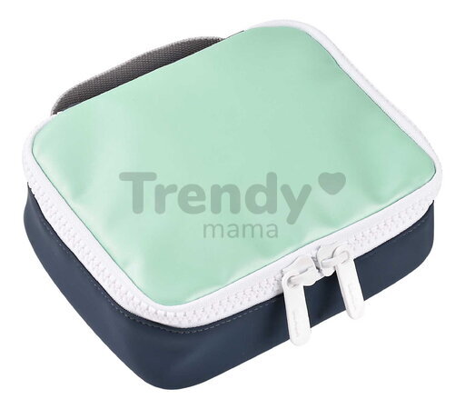 Termoobal na desiatu Isothermal Snack Bag Faro Matcha Latte Beaba zeleno-modrý