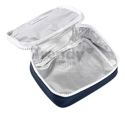 Termoobal na desiatu Isothermal Snack Bag Faro Matcha Latte Beaba zeleno-modrý