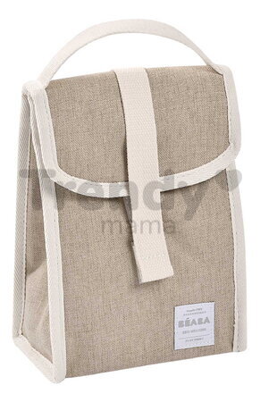 Prebaľovacia taška ku kočíku Geneva II Changing Bag Eco Clay Beaba s prebaľovacou podložkou béžová