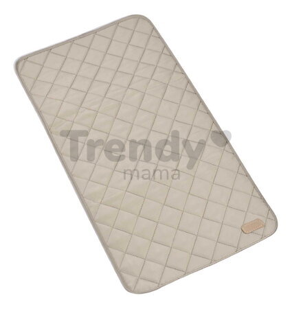 Prebaľovacia taška ku kočíku Geneva II Changing Bag Eco Clay Beaba s prebaľovacou podložkou béžová