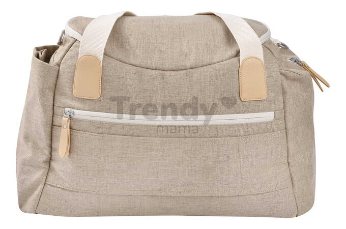 Prebaľovacia taška ku kočíku Sydney II Changing Bag Eco Clay Beaba s prebaľovacou podložkou béžová