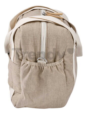 Prebaľovacia taška ku kočíku Paris Changing Bag Eco Clay Beaba s prebaľovacou podložkou béžová