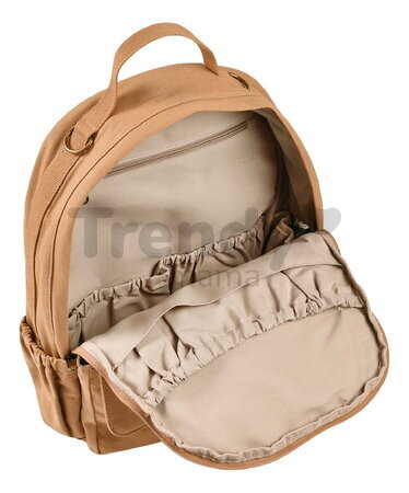 Prebaľovací batoh Tokyo Backpack Ochre Beaba s prebaľovacou podložkou a popruhmi ku kočíku hnedý