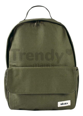Prebaľovací batoh Tokyo Backpack Lichen Beaba s prebaľovacou podložkou a popruhmi ku kočíku zelený