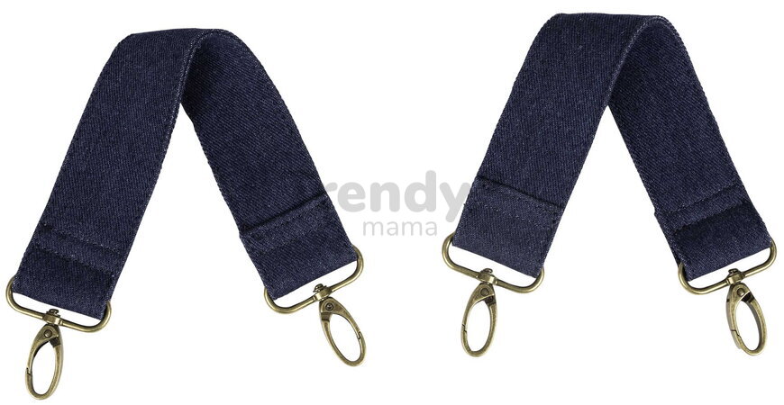 Prebaľovacia taška ku kočíku Madrid Bag Denim Beaba s prebaľovacou podložkou a popruhmi ku kočíku modrá
