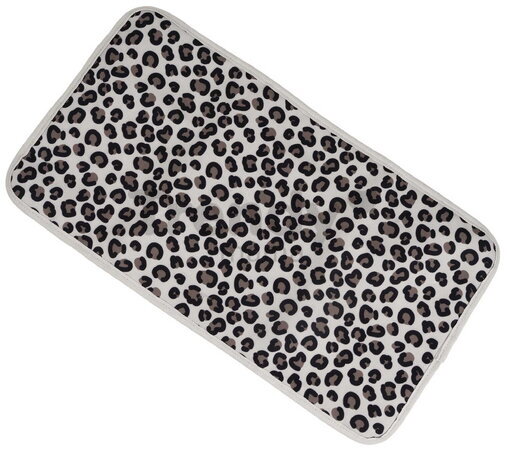 Prebaľovacia taška ku kočíku Madrid Bag XXL Leopard Clay Beaba s prebaľovacou podložkou a popruhmi ku kočíku extra veľká leopardí vzor