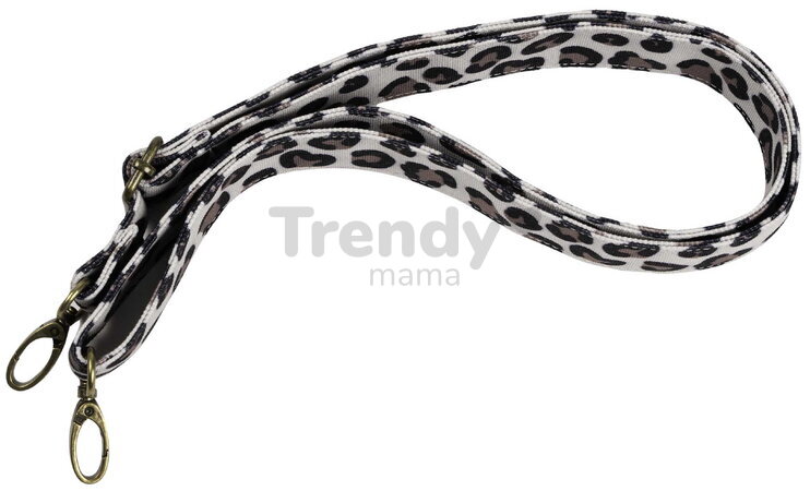 Prebaľovacia taška ku kočíku Madrid Bag XXL Leopard Clay Beaba s prebaľovacou podložkou a popruhmi ku kočíku extra veľká leopardí vzor
