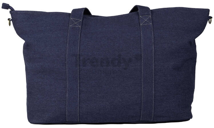 Prebaľovacia taška ku kočíku Madrid Bag XXl Denim Beaba s prebaľovacou podložkou a popruhmi ku kočíku extra veľká modrá