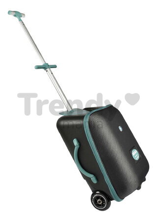 Kufor na kolieskach so sedátkom pre dieťa Travel Case Eazy Luggage Beaba 2v1 s prídavnými kolieskami pre stabilitu 22 l nosnosť až 100 kg čierny BE946