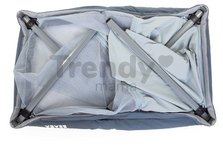 Prenosná postieľka pre bábätko 3in1 Travel Cot Easy Sleep Beaba Mineral Grey evolučná skladacia sivá od 0-36 mes