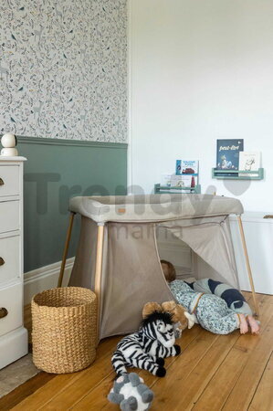 Prenosná postieľka pre bábätko 3in1 Travel Cot Easy Sleep Clay Gazelle Beaba skladacia hnedá od 0-24 mes