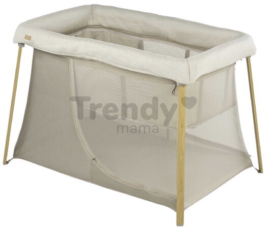 Prenosná postieľka pre bábätko 3in1 Travel Cot Easy Sleep Clay Gazelle Beaba skladacia hnedá od 0-24 mes