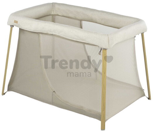 Prenosná postieľka pre bábätko 3in1 Travel Cot Easy Sleep Clay Gazelle Beaba skladacia hnedá od 0-24 mes