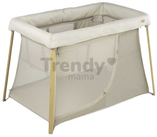Prenosná postieľka pre bábätko 3in1 Travel Cot Easy Sleep Clay Gazelle Beaba skladacia hnedá od 0-24 mes
