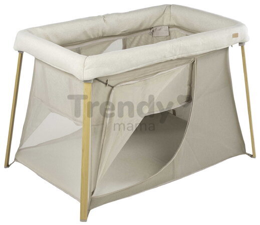 Prenosná postieľka pre bábätko 3in1 Travel Cot Easy Sleep Clay Gazelle Beaba skladacia hnedá od 0-24 mes