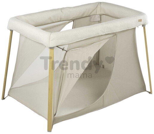 Prenosná postieľka pre bábätko 3in1 Travel Cot Easy Sleep Clay Gazelle Beaba skladacia hnedá od 0-24 mes