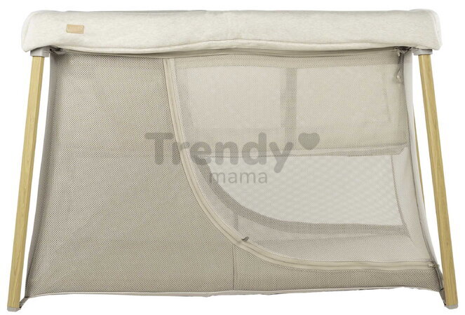 Prenosná postieľka pre bábätko 3in1 Travel Cot Easy Sleep Clay Gazelle Beaba skladacia hnedá od 0-24 mes