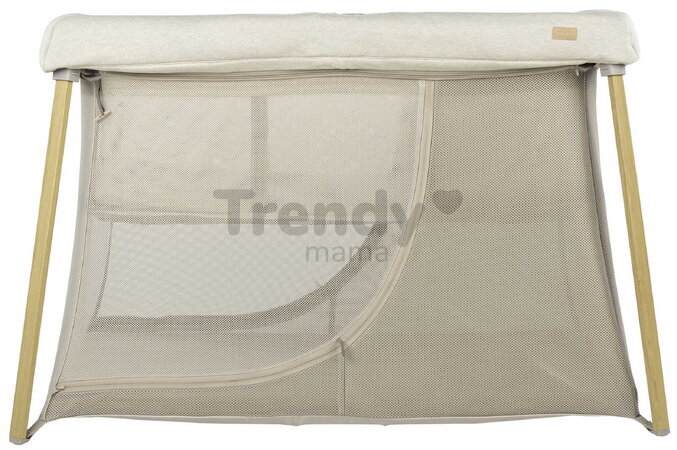 Prenosná postieľka pre bábätko 3in1 Travel Cot Easy Sleep Clay Gazelle Beaba skladacia hnedá od 0-24 mes