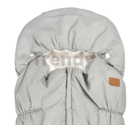 Fusak do kočíka Footmuff Beaba Heather Grey extra teplý nepremokavý sivý od 6-24 mes