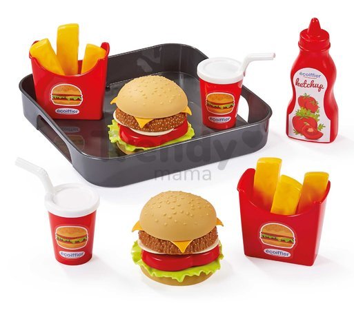 Set hamburgerov 100% Chef Écoiffier na tácke od 18 mes