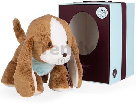 Plyšový pes Les Amis Tiramisu Dog Kaloo hnedý 18 cm z jemného plyšu v darčekovej krabičke od 0 mes