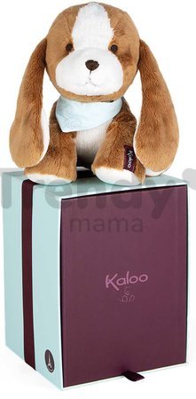Plyšový pes Les Amis Tiramisu Dog Kaloo hnedý 18 cm z jemného plyšu v darčekovej krabičke od 0 mes