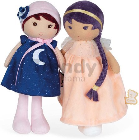 Bábika pre bábätká Tendresse Aurore K Doll Kaloo 25 cm z jemného materiálu v modrých šatočkách od 0 mes