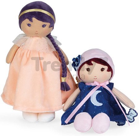 Bábika pre bábätká Tendresse Aurore K Doll Kaloo 25 cm z jemného materiálu v modrých šatočkách od 0 mes